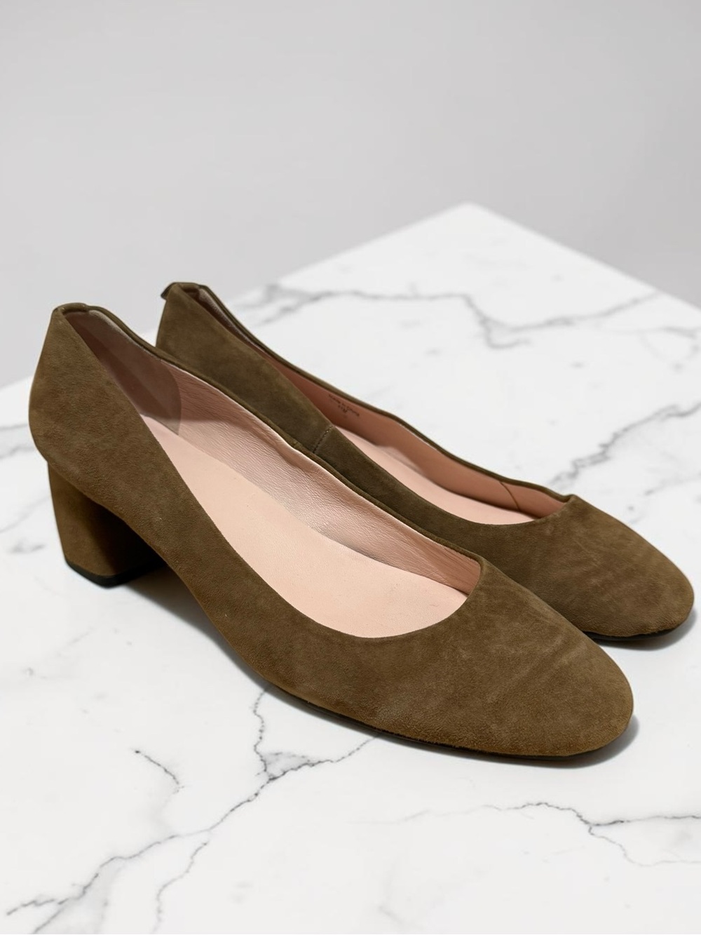 Kate Spade Suede Block Heel Pumps